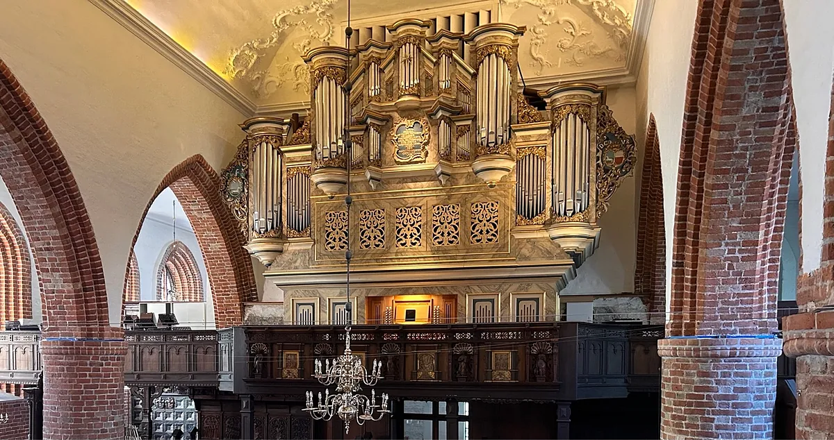 Die große Orgel der St. Nicolai-Kirche in Eckernförde